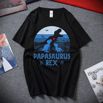 Geriausias pardavėjas Papasaurus Rex Marškinėliai Tėtis Tėvas Dinozaurą T-rex Tee Tėvo Diena Unisex XS-2XL negabaritinių marškinėliai retro marškinėliai