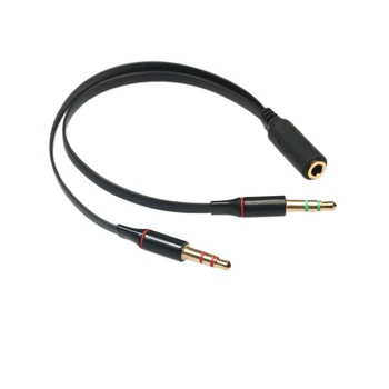 Headphone Splitter Cable Ausinių Konversijos Kabelis Ugreen Garso Įvesties Pratęsimo Kabelis, 3.5 mm Male 2 Uostų Jack Aux Kabelis