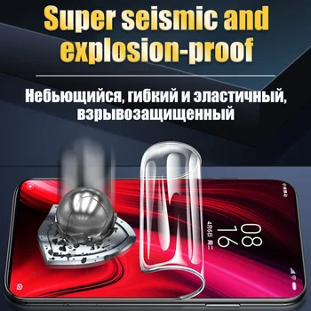 Hidrogelio Plėvelė, Apsauginės Saugos Xiaomi Redmi Pastaba 7 6 5 Pro 5A Premjero Screen Protector dėl Redmi Pastaba 4X 4 3 2