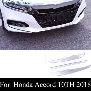 Honda Accord 10 2018 Priedai ABS Plastiko Automobilių Stilius Bamperio Juostos Rinkinys Už Priekinio Buferio Lip Sijonas Padengti