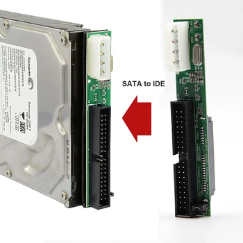 IDE į SATA Adapteris Keitiklis 2.5 SATA Moterų 3.5 colių IDE Vyrų 40 pin adapteris dvd diską TA 133 100 SSD HDD, CD DVD Serijos