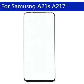 Išorinis Ekranas Samsung Galaxy A21s Priekiniai Touch Panel SM-A217F SM-A217M SM-A217N LCD Išorinis Stiklinį Dangtelį Objektyvo Pakeitimo