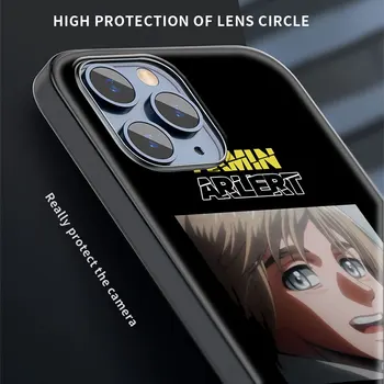 Išpuolis Titan Levi Akermano Telefono dėklas Skirtas iPhone 11 Pro XS XR X Black Shell 