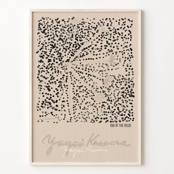 Jajoi Kusama spausdinimui plakatas Japonijos menas spausdinti