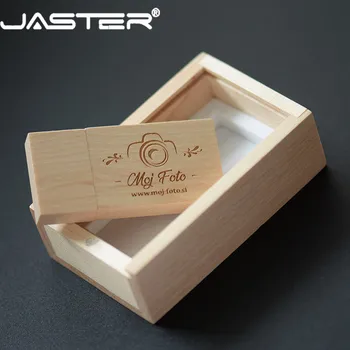 JASTER Medinė USB+pakavimo dėžutės, medienos usb 