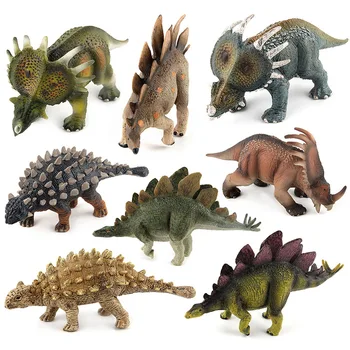 Juros periodo Pasaulio Parkas Styracosaurus Stegosaurus Saichania Dinozaurų Plastiko Žaislas Modelio Vaikų Dovanų