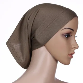 Karšto Pardavimo Vasarą Moterys Tampri Medvilnės Modalinį Turbaną Chemo Twist Hijab Skarų Ponios Variklio Dangčio Bžūp 2021