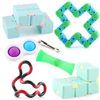 Karšto Stumti Burbulas Fidget Žaislai Suaugusių Įtempių Žaislas Antistress Minkštas Plonas Anti-Stresas Dovana Anti Stresas Dėžutę