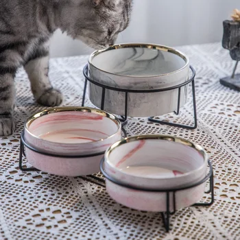 Keramikos Šuns Dubenėlyje Naminių Šunų Maisto, Vandens Marmuro Finansuojančiojo Tiekia Patiekalas Big Cat Priedai Centras Naminių reikmenys