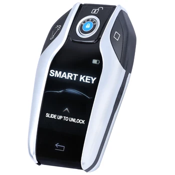 KEYECU Modifikuotų Boutique Smart 4B Nuotolinio Klavišą Atveju W/ LCD Ekraną, BMW, Mercedes-Benz Buick 