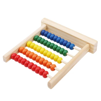 Kūdikių Matematikos Žaislas Medinis Abacus Spalvinga Nedaug Skaičiavimo Skaičiavimo Karoliukai Vaikams Žaislas Matematikos Mokymosi Pradžioje Švietimo Žaislas