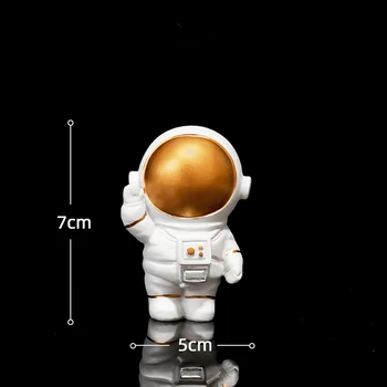 Kūrybos Erdvės Astronautas Modelis Figūrėlės Dervos Amatų Home Office 