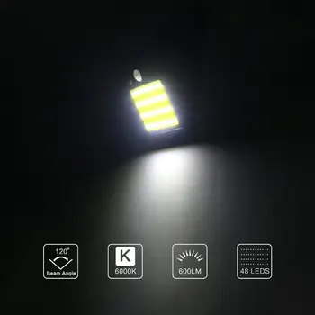 LED, COB Saulės lempos Lauko Vandeniui Saulės Judesio Jutiklis Sienos, Šviesos, Saugumo, Apšvietimo su Lengva Įdiegti Kiemo kieme