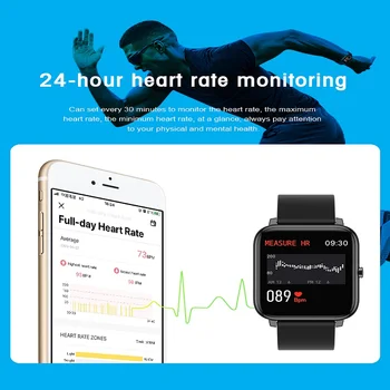 LENNIK P22 Smart Watch Vyrų, Moterų Fitneso Tracker Širdies ritmo Monitorius IP67 atsparus Vandeniui Smartwatch 