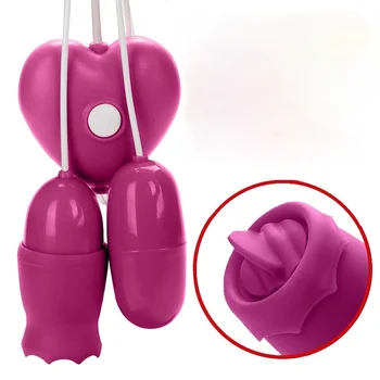 Liežuvio, Burnos Lyžis Vibratoriai Sekso Žaislai Moterims, Klitorio Stimuliatorius Dildo Kiaušinių Vibratorius USB Power 12 Greičiu Suaugusiųjų Produktas