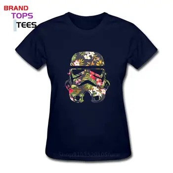 Mados moterų Marškinėliai 2021 Gėlių Dizainas Humoro Atogrąžų Stormtrooper Marškinėliai Naujų JEDI Kostiumas Kūrybos Spausdinti pigūs Drabužiai kinija