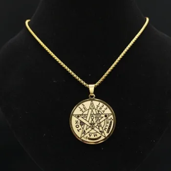 Mados Nerūdijančio Plieno Graikų Mitologijoje Pentagram Karoliai Pakabukas Multi Religinis Simbolis Pentagram Simbolis Madinga Papuošalai