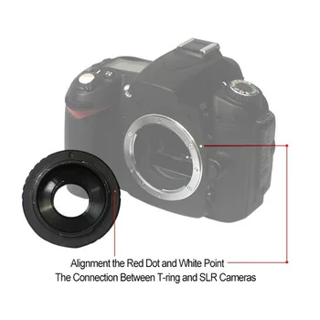 Metalo Adapterio Žiedas 23.2 mm 0.965 Colių Mikroskopu T Žiedas Objektyvo tvirtinimas Fuji FX Olympus M4/3 Canon EOSM Veidrodžio Kameros