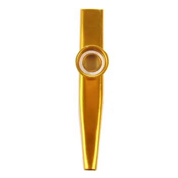 Metalo Kazoo Fleita Burną Muzikos Instrumentų Armonikėle Praktinių Aukso