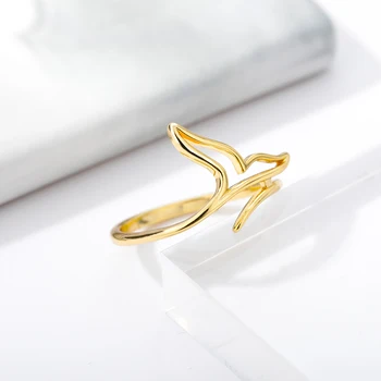 Mielas Delfinų Žiedas, Nerūdijančio Plieno, Undinėlės Uodega Žiedai Paplūdimio JewelryAdjustable Vienas Žiedas Geriausias Draugas Dovanos BFF