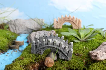 Mini Dervos Tiltas Dervos Parkas Sėdynės Stendo Amatų Pasaka, Namų, Sodo Dekoro Miniatiūros Micro Kraštovaizdžio Puošmena Karšto Pardavimo #763