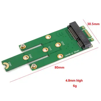 Mini NGFF M. 2 B + M Klavišą mSATA PCI-E ir PCI-Express SATA 3.0 SSD Vyrų Konverteris Adapteris Kortelę 2242/2260/2280 m2 ngff SSD
