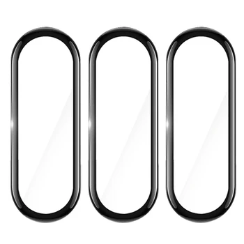 Minkštas Screen Protector Filmas Xiaomi Mi Juosta 5 Stiklo Filmas Mi Juosta 5 Smart Watchband 5 3D Apsauginis Stiklas Mi Juosta 5