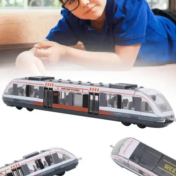 Modeliavimo Metalų Lydinio, Greitųjų Geležinkelių Diecast Traukinio Žaislo Modelis, Švietimo Žaislai Vaikams Kolekcija Dovanų Lydinio Modeliavimas Traukinys