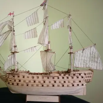 Montavimas Statybos Rinkiniai Medienos Laivo Modelį 