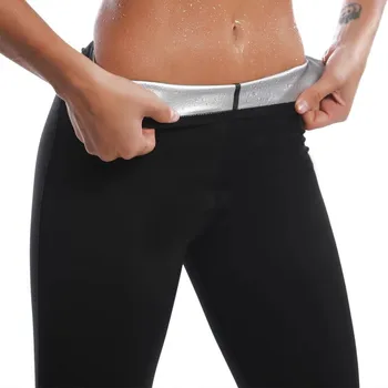 Moterų Fitneso Sauna Šortai Aukštos Juosmens Shapewear Elastinga Pilvo Body Control Pants Prarasti Svorio, Riebalų Deginimas