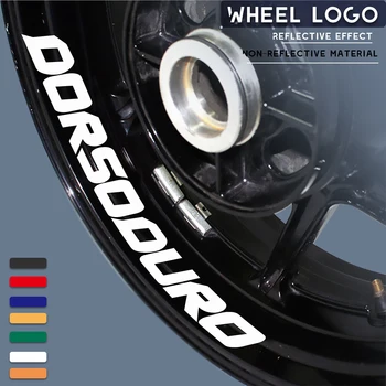 Motociklo rato logotipo lipdukas atspindintis moto ratlankio padanga reikmenys, dekoratyviniai lipdukai APRILIA DORSODURO