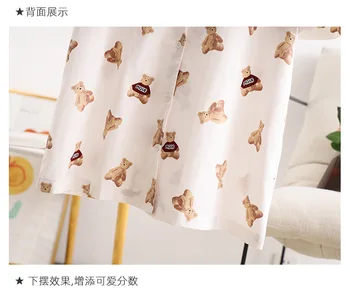 Namų Marškinėliai Miego Viršuje Gelato Nuoskauda Moterų Rūbeliai Sleepwear Padengia transporto rūšių Homewear Skraiste Vasaros Japonijos Pyjama Pour Femme Suknelė