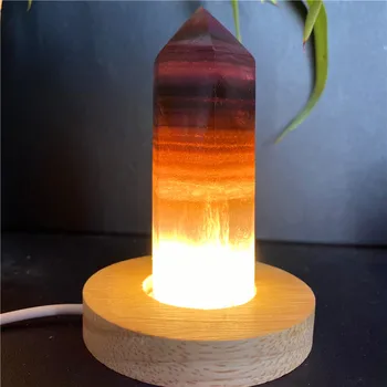 Natūralus Kvarco Kristalas Fluorito Akmens Kristalų Lempos Obeliskas Energijos Kristalų Namų Feng Shui apdaila