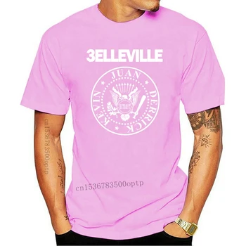 Naujas Belleville Tris Detroit Techno, T-Marškinėliai, Priemoka Medvilnės Atsitiktinis Tee Marškinėlius