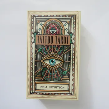 Naujas Taro kortos oracles denio paslaptingas būrimą Tatuiruotė tarot denio moterų, mergaičių kortų žaidimas, stalo žaidimas