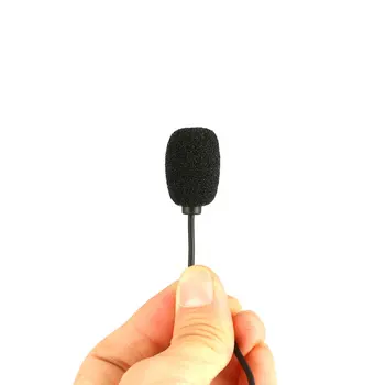Nešiojamų Išorinių 3.5 mm Hands-free Mini Laidines Apykaklės Įrašą Atvartas Lavalier Microphone PC Nešiojamas Lound Garsiakalbis Mini Garsiakalbis