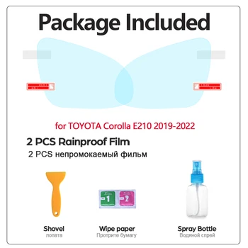 Pilnas draudimas Anti Rūko Kino Rainproof galinio vaizdo Veidrodėliai Toyota Corolla E210 210 2019 2020 Automobilių Lipdukai Švarus Filmų Priedai