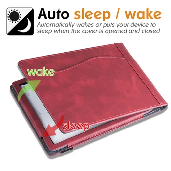 Pocketbook 740 InkPad 3/InkPad 3 Pro/InkPad 3 Spalvos eReader Atveju -aukščiausios kokybės Apsauginis gaubtas su Stovu/Dirželis/Auto Sleep/Wake