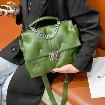Prabangos Prekės Rankinės Moterims 2021 Mados Pečių Maišą Minkštos Odos Kryžius Body Bag Dizaineris Sac A Main Didelis Sankabos Rankinėje Tendencija