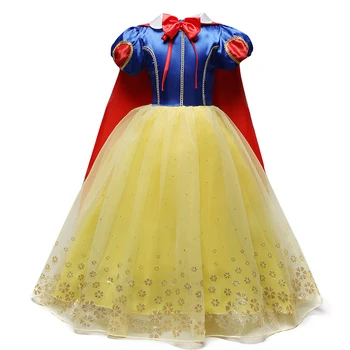 Princesė Animacinių Filmų Suknelė Vaikai Mergina Cosplay Pasakų Princesė Suknelės Karnavalas Šalies Nuslėpti Drabužiai Vaikams Išgalvotas Kostiumas