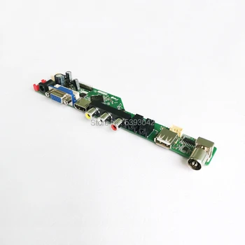 RINKINYS LP156WH3 (TL)(A1)/(TL)(A2)/(TL)(A3) LVDS 40Pin skystųjų KRISTALŲ ekranas, 1366*768 VGA, USB, AV nuotolinio+klaviatūra TV kontrolės valdybos ratai