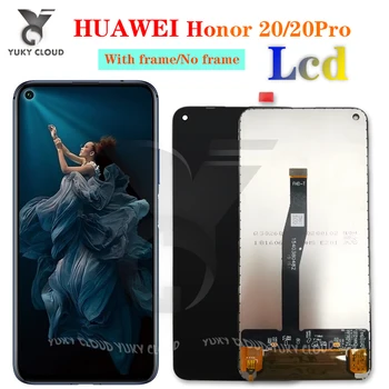 Rodyti Huawei Honor 20 nova5t YAL-L21 LCD Jutiklinis Ekranas skaitmeninis keitiklis Pakeisti Už Huawei Honor 20 Pro YAL-AL10 YAL-L41