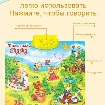 Rusų Kalbos Elektroninis Kūdikių Gyvūnų Abėcėlė Rusijos Garso Plakatas Kūdikiams, Vaikams Pateikti Dovana Ankstyvasis Ugdymas Švietimo Rusijos