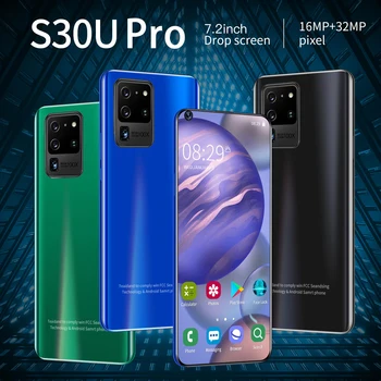 S30+Ultra Išmanųjį telefoną 7.2 HDinch 16 GB+512 GB 5800mAh Pasaulio Versija 4G/5G Android10.0 Mobiliojo telefono Celulares mobilusis telefonas