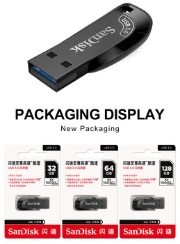 SanDisk usb flash drive 64gb 32GB Originalus USB 3.0 CZ410 Flash Drive, color negro 128GB 256 GB Pen Ratai Atminties Originalas