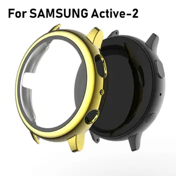 Screen Protector Atveju, Samsung Galaxy Žiūrėti Aktyvios 2 44mm Visi Aplink Ultra Plonas Minkštos TPU Dangtelio Apsauginis Bamperis Shell