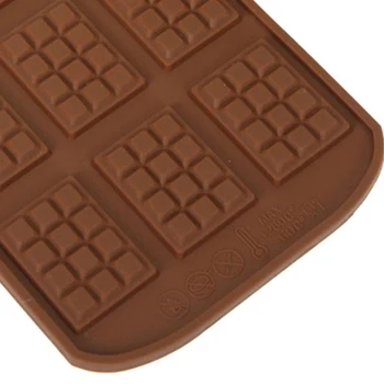 Silikono Formos Mini Šokolado Blokuoti Baras Pelėsiai, Pelėsiai Ledo Plokštelėje Tortas Dekoravimo Kepimo Torto Želė Saldainiai Priemonė 