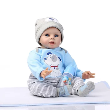 Silikono Lėlės Reborn Modeliavimas Bebe Kūdikių Lėlės Reborn Minkšta Vaikiška Žaislai Mergaitėms, Vaiko Gimtadienio, Kalėdų Dovanos
