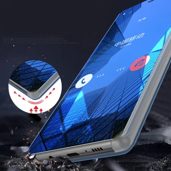 Smart Veidrodis, Flip Case For Motorola Moto E5 Atvejais Etui Odinis Telefono Dangtelis Moto E 5 E5 MotoE5 Magnetinio Atveju hoesjes Coque
