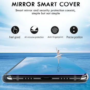 Smart veidrodis, flip case For vivo y31 magnetinis stovas telefono dangtelis VIVO Y31 vivoy31 y 31 31y vivo-y-31 6.58